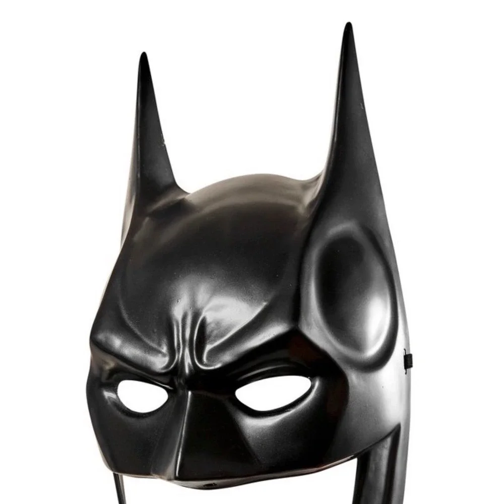 Batman Dark Knight Cowl Mask Black Superhero Cosplay Costume Accessory Adult